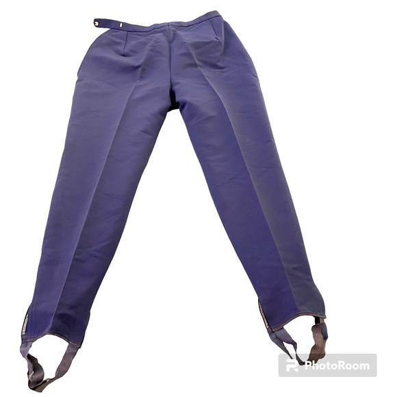 Feller Keilhosen Ski Pants Stirrup Blue Heavy Waterproof Snow Pants Gent… - Picture 1 of 15